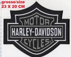GROTE HARLEY DAVIDSON rug patch ZWART 1450 1340 1200 883 103, Motoren, Verzenden, Nieuw