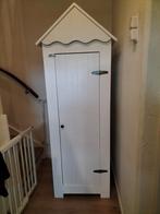Kledingkast huisje wit, Kinderen en Baby's, Kinderkamer | Commodes en Kasten, Ophalen, 105 cm of meer, Zo goed als nieuw, Minder dan 50 cm