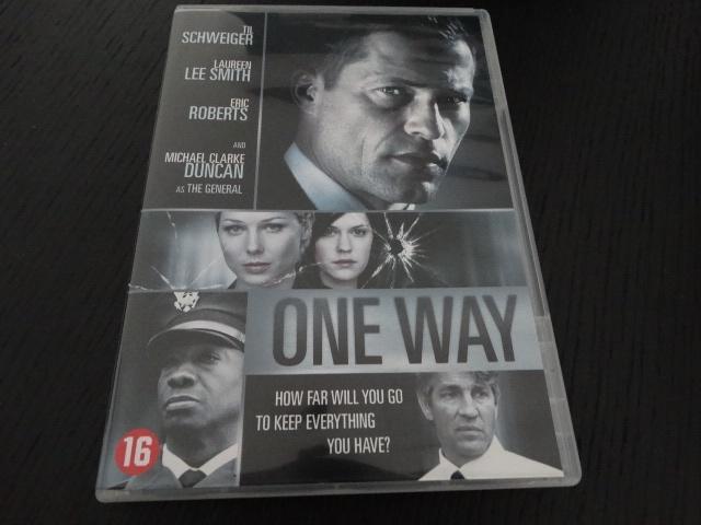 One way, Cd's en Dvd's, Dvd's | Thrillers en Misdaad, Zo goed als nieuw, Actiethriller, Vanaf 16 jaar, Ophalen of Verzenden