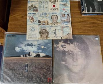 Drie platen John Lennon (Beatles Yoko Ono) beschikbaar voor biedingen