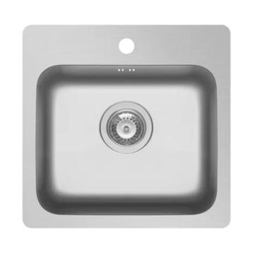 RVS spoelbak 46x45cm – SHOWMODEL beschikbaar voor biedingen
