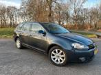 Volkswagen Golf 1.6 TDI 77KW Variant 2010 blauw/grijs, Metallic lak, Stof, Origineel Nederlands, 104 pk