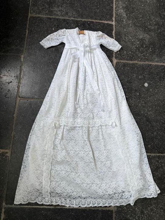 Doopjurk Kant met Satijn, Kinderen en Baby's, Kinderkleding | Overige, Zo goed als nieuw, Jongen of Meisje, Ophalen of Verzenden