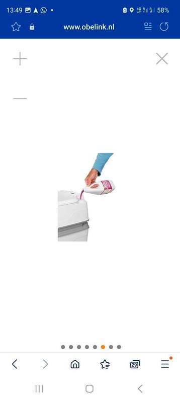Nieuwe Thetford Porta Potti 345 draagbaar toilet beschikbaar voor biedingen