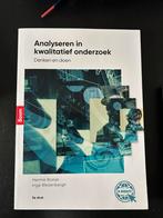 Analyseren in kwalitatief onderzoek - 3e druk, Boeken, Ophalen, Gamma, Zo goed als nieuw, HBO
