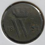 1/2 Cent 1831 ( Fr ), Postzegels en Munten, Munten | Nederland, Ophalen of Verzenden, Koning Willem I, 1 cent, Losse munt