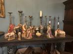 Prachtige antieke originele complete grote Kerststal, Antiek en Kunst, Ophalen