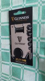 Guinness fles opener  bottle opener utility card, Ophalen of Verzenden, Nieuw