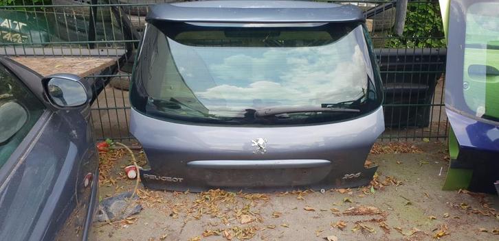 PEUGEOT 206 ACHTERKLEP +SPOILER BJ 98 TOT 2008, Auto-onderdelen, Carrosserie en Plaatwerk, Achterklep, Achter, Gebruikt, Ophalen of Verzenden