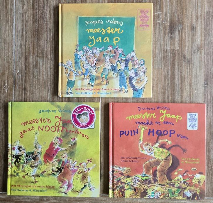 3 x Meester Jaap - Jacques Vriens , Boeken, Kinderboeken | Jeugd | onder 10 jaar, Zo goed als nieuw, Fictie algemeen, Ophalen of Verzenden