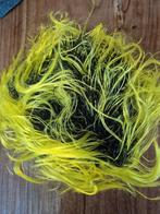 Pruik geel - zwart, Carnaval, Overige maten, Ophalen of Verzenden, Accessoires