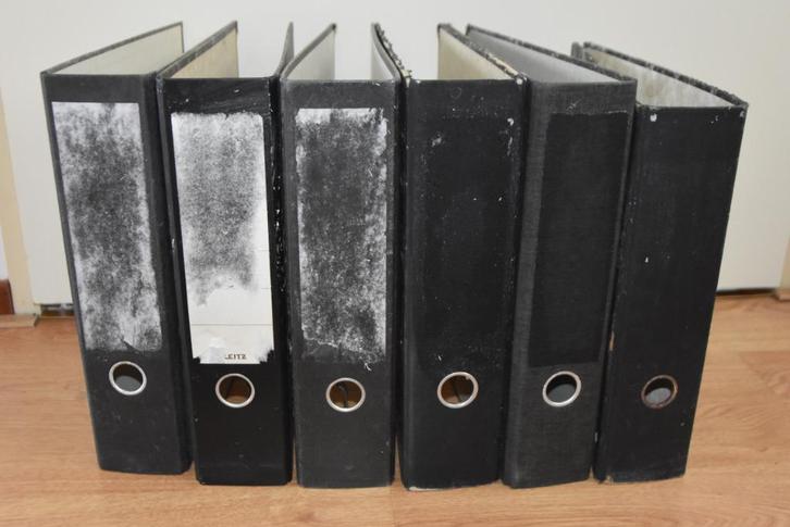 6 Brede Leitz ordners, Diversen, Bureau-accessoires, Gebruikt, Ophalen of Verzenden