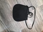 Mooie zwart suede schoudertas van Unisa, Overige merken, Zwart, Nieuw, Ophalen of Verzenden