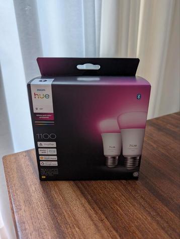2x HUE White and color ambiance 1100Lm beschikbaar voor biedingen