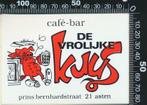 Sticker: Cafe Bar De Vrolijke Kuus - Asten, Ophalen of Verzenden, Zo goed als nieuw, Bedrijf of Vereniging