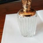 Antiek goud parfum fles, Ophalen of Verzenden