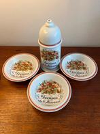 Jacques Lognay Aardbeien Set Strooier en Schaaltjes Frankrij, Antiek en Kunst, Ophalen of Verzenden