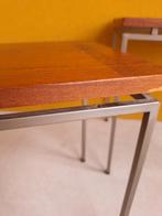 vintage mimiset, miniset, nesting tables, bijzettafeltjes, Gebruikt, Vintage, Ophalen of Verzenden, Nvt