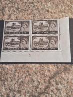 Engeland 1959 4 x 2/6 SH zwartbruin postfris, Ophalen of Verzenden, Buitenland