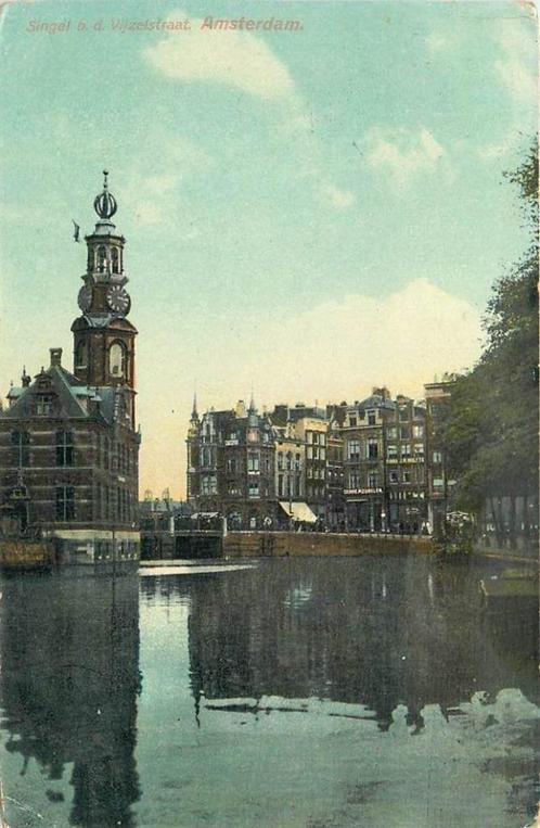 (304-212-023) Amsterdam Singel b.d. Vijzelstraat, Verzamelen, Ansichtkaarten | Nederland, Noord-Holland, Verzenden