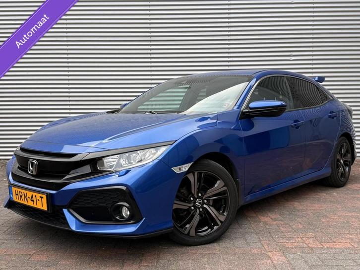 Honda Civic 1.0 i-VTEC Autom Cruise Led Carplay Camera 2018, Auto's, Honda, Bedrijf, Te koop, Civic, ABS, Achteruitrijcamera, Adaptive Cruise Control