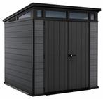 GEZOCHT tuinhuis Keter zwart kunststof, Tuin en Terras, Tuinhuizen, Kunststof, Minder dan 200 cm, 1 raam, Ophalen