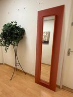 Passpiegel rood/bruin, Huis en Inrichting, Woonaccessoires | Spiegels, Ophalen, Zo goed als nieuw, 150 tot 200 cm, Rechthoekig