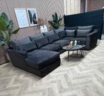 ZGAN Velvet Velours U-Bank / Hoekbank - Antraciet - 354cm, Huis en Inrichting, Banken | Bankstellen, Ophalen, -, -, Hoekbank