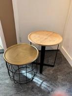 Super leuke bijzettafels, Huis en Inrichting, Minder dan 55 cm, Rond, Zo goed als nieuw, Ophalen