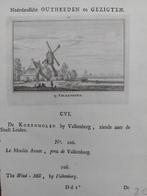 106 / De molen Valkenburg nabij de Rijn A. Rademaker 1e druk, Antiek en Kunst, Kunst | Etsen en Gravures, Ophalen of Verzenden