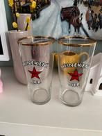 Oude bierglazen Heineken H.B.M., Ophalen of Verzenden, Zo goed als nieuw, Glas of Glazen, Heineken