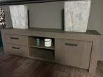 Massief eiken tv meubel, Ophalen, Zo goed als nieuw, 25 tot 50 cm, Minder dan 100 cm