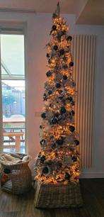 Pencil Pine Snowy kunstkerstboom incl. lampjes, Ophalen, Zo goed als nieuw