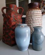 Vaas West Germany, jaren 60, retro/vintage, Huis en Inrichting, Woonaccessoires | Vazen, Ophalen, Gebruikt, Overige kleuren, Aardewerk of Porselein