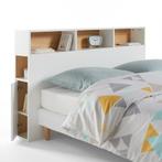 Biface Bed Headboard with Storage (160cm), Huis en Inrichting, Ophalen, Wit, Tweepersoons, Zo goed als nieuw