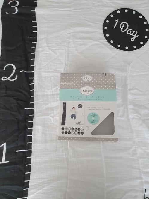 Lulujo milestonecards en blanket zwart / wit Nieuw in doos, Kinderen en Baby's, Kraamcadeaus en Geboorteborden, Nieuw, Kraamcadeau