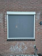 Elektrische screen met afstandsbediening. Wit/antraciet, Ophalen, Zo goed als nieuw, Wit