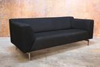 ZGANieuw! zwarte stoffen Rolf Benz Linea design bank, Design, 150 tot 200 cm, Tweepersoons, 75 tot 100 cm