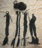 Haarstukken vlechten zwart ongebruikt, Ophalen of Verzenden, Zo goed als nieuw, Pruik of Haarverlenging