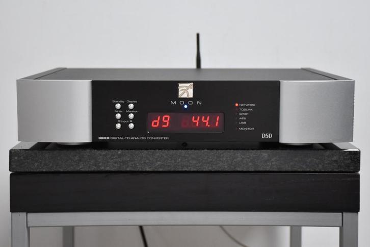 Moon 380D -DSD DAC met MIND streaming module-, Audio, Tv en Foto, Converters, Zo goed als nieuw, Ophalen of Verzenden