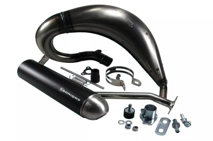 Technigas Enox Uitlaat Derbi, Fietsen en Brommers, Brommeronderdelen | Scooters, Zo goed als nieuw, Piaggio, Uitlaat, Ophalen of Verzenden