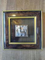 SAAD 3D Sterling Zilver & Kristal Plaquette, Antiek en Kunst, Ophalen of Verzenden