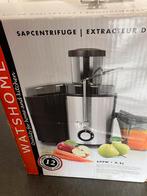 Nieuw=Watshome sapcentrifuge=nieuw in doos, Ophalen of Verzenden, Nieuw, Elektrisch, Sapcentrifuge