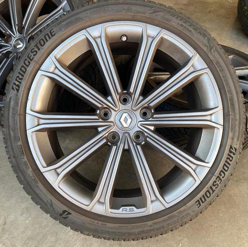18” Originele Renault Megane RS velgen + winterbanden, Auto-onderdelen, Banden en Velgen, Banden en Velgen, Winterbanden, 18 inch