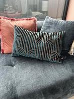 Claudi Kussen Blauw 40x60 cm, Huis en Inrichting, Ophalen of Verzenden, Zo goed als nieuw, Blauw, Rechthoekig