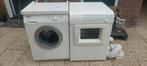 Mooie Set Miele wasmachine en Bauknecht wasdroger!, 6 tot 8 kg, Ophalen, Zo goed als nieuw, 85 tot 90 cm