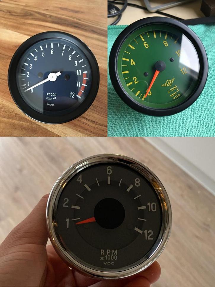 VDO toerenteller ombouwen naar 36000/ teller revisie, Fietsen en Brommers, Brommeronderdelen | Kreidler, Nieuw, Uitlaat, Ophalen of Verzenden