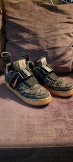 NIKE AIRFORCE 1 utility low carhart WIP camo, Ophalen of Verzenden, Zo goed als nieuw