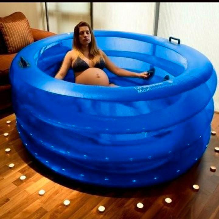 Bevalbad, geboortebad, Kinderen en Baby's, Overige Kinderen en Baby's, Zo goed als nieuw, Ophalen