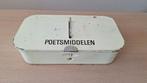 Vintage poetsmiddelen opbergkist, Ophalen of Verzenden